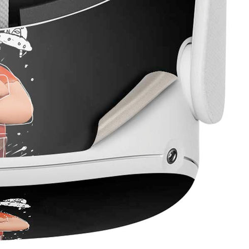 Disney Wreck-it Ralph And Vanellope Space Sketch Oculus Quest 2 Skin