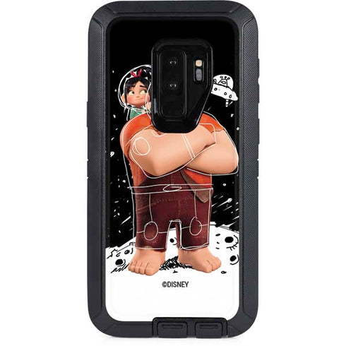 Disney Wreck-it Ralph And Vanellope Space Sketch Otterbox Defender Galaxy Skin