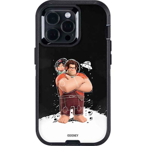 Disney Wreck-it Ralph And Vanellope Space Sketch Otterbox Defender iPhone Skin