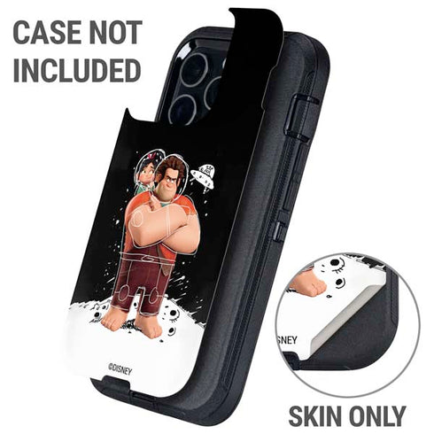 Disney Wreck-it Ralph And Vanellope Space Sketch Otterbox Defender iPhone Skin