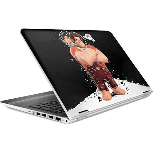 Disney Wreck-it Ralph And Vanellope Space Sketch HP Pavilion Skin
