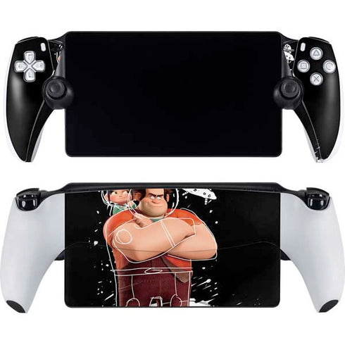 Disney Wreck-it Ralph And Vanellope Space Sketch PlayStation Portal Remote Player Skin