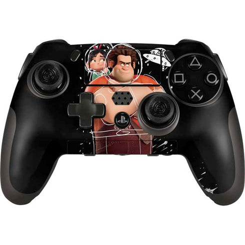 Disney Wreck-it Ralph And Vanellope Space Sketch PlayStation Scuf Vantage 2 Controller Skin