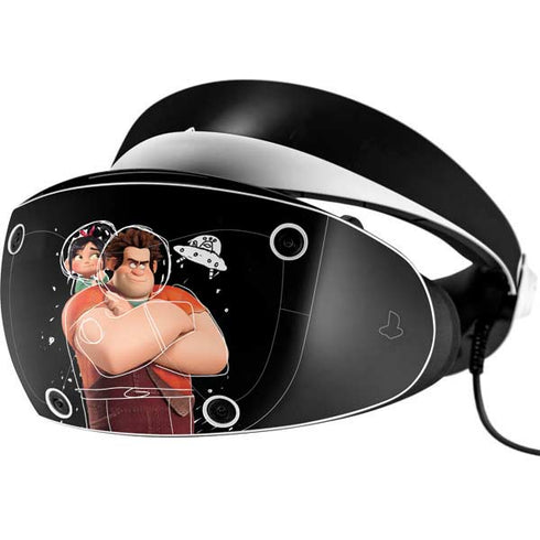 Disney Wreck-it Ralph And Vanellope Space Sketch PlayStation VR2 Skin
