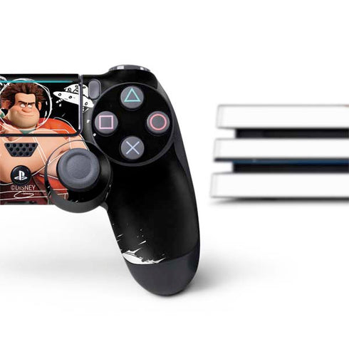 Disney Wreck-it Ralph And Vanellope Space Sketch PS4 Pro Bundle Skin