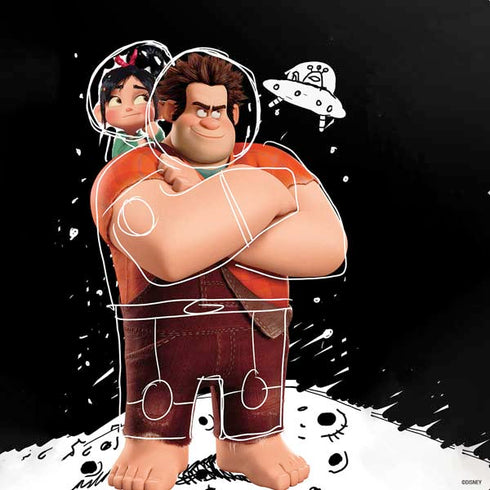 Disney Wreck-it Ralph And Vanellope Space Sketch PS4 Pro Console Skin