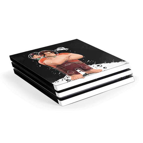 Disney Wreck-it Ralph And Vanellope Space Sketch PS4 Pro Console Skin