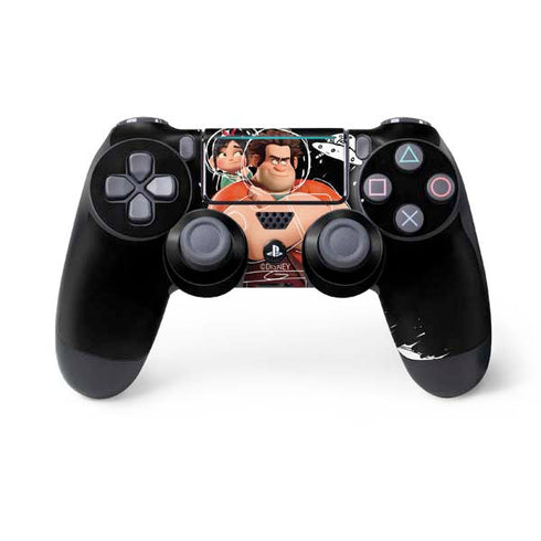 Disney Wreck-it Ralph And Vanellope Space Sketch PS4 Pro/Slim Controller Skin