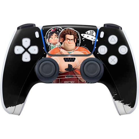 Disney Wreck-it Ralph And Vanellope Space Sketch PS5 Controller Skin