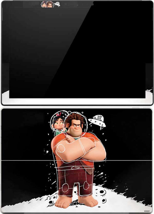 Disney Wreck-it Ralph And Vanellope Space Sketch Surface Pro (2017) Skin