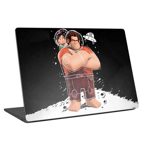 Disney Wreck-it Ralph And Vanellope Space Sketch Universal Laptop 18in (14.6 x 10.6in) Skin