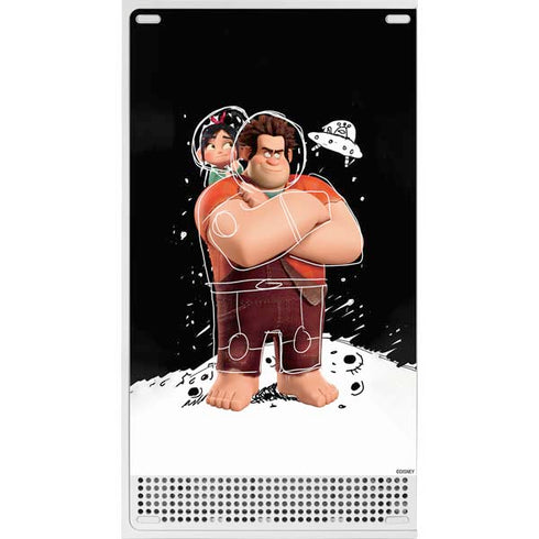 Disney Wreck-it Ralph And Vanellope Space Sketch Xbox Series S Console Skin
