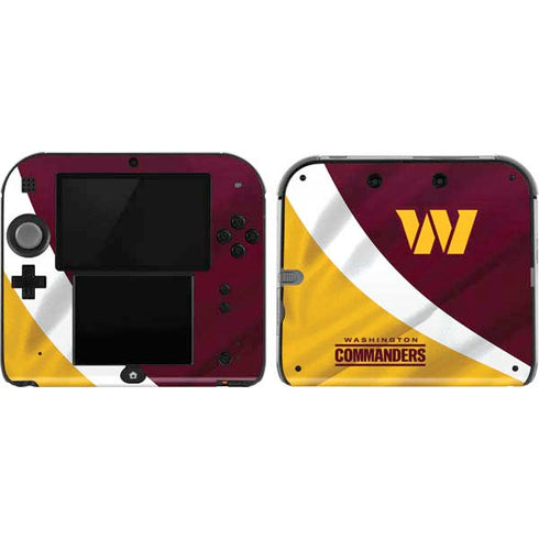 NFL Washington Commanders Flag Nintendo 2DS Skin