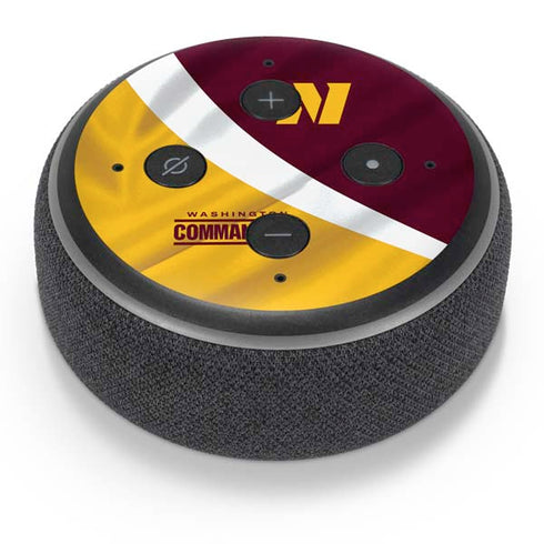 NFL Washington Commanders Flag Amazon Echo Dot Skin