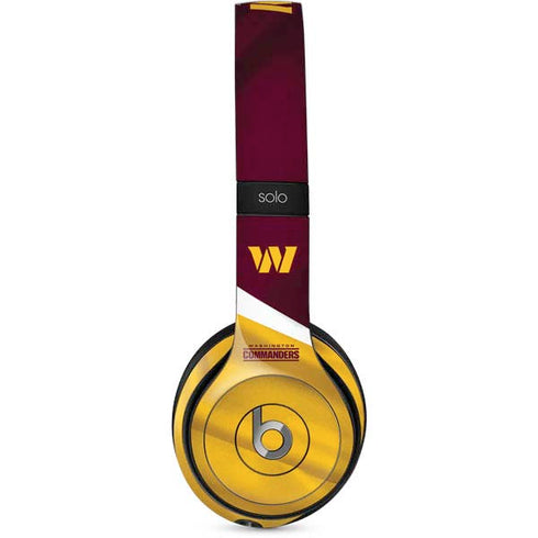 NFL Washington Commanders Flag Beats Solo 2 Wired Skin