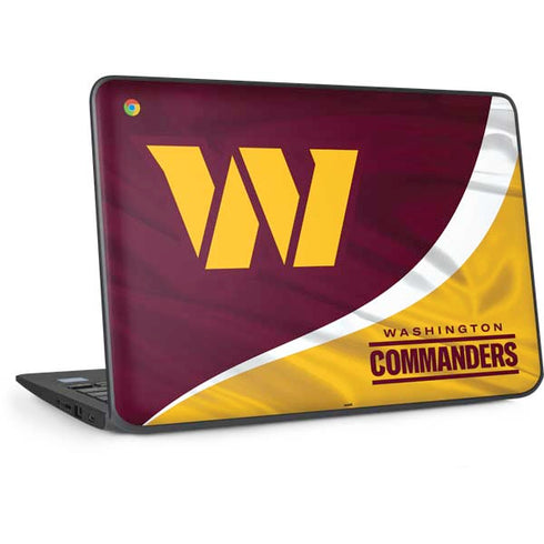 NFL Washington Commanders Flag HP Chromebook Skin