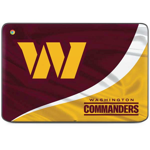 NFL Washington Commanders Flag HP Chromebook Skin