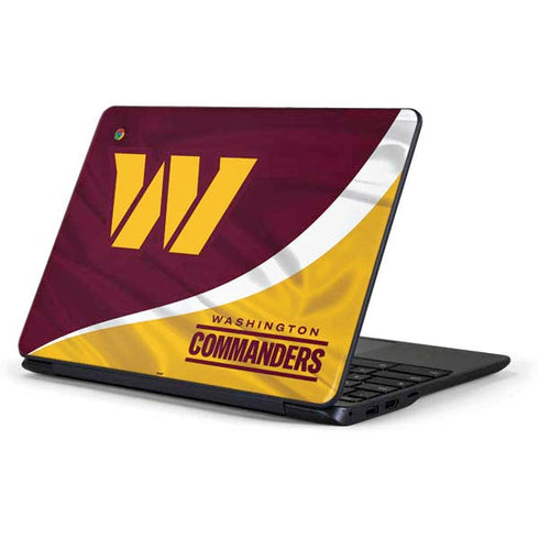 NFL Washington Commanders Flag Samsung Chromebook Skin