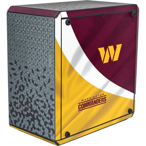 NFL Washington Commanders Flag Cooler Master MasterBox Q300L Mini Tower Skin