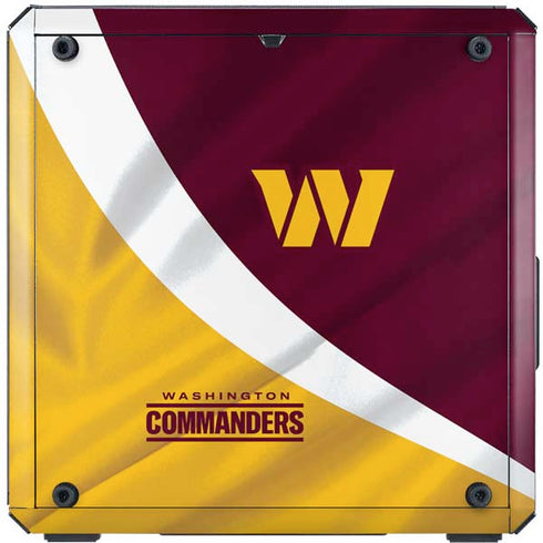 NFL Washington Commanders Flag Cooler Master MasterBox Q300L Mini Tower Skin