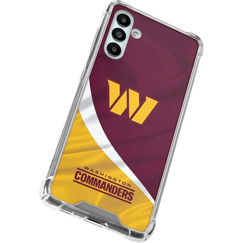NFL Washington Commanders Flag Galaxy A13 5G Clear Case