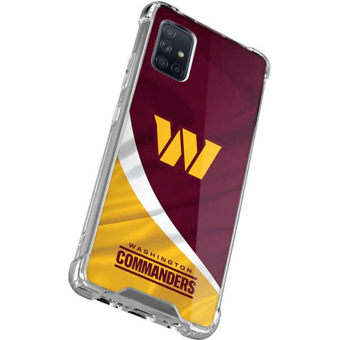 NFL Washington Commanders Flag Galaxy A51 5G Clear Case