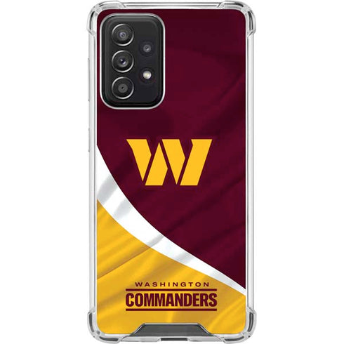 NFL Washington Commanders Flag Galaxy A52 5G Clear Case