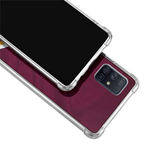 NFL Washington Commanders Flag Galaxy A71 5G Clear Case