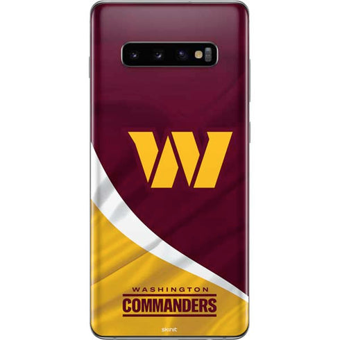 NFL Washington Commanders Flag Galaxy S10 Plus Skin