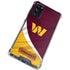 NFL Washington Commanders Flag Galaxy S20 FE Clear Case