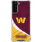 NFL Washington Commanders Flag Galaxy S21 FE Clear Case