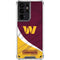 NFL Washington Commanders Flag Galaxy S21 Ultra 5G Clear Case