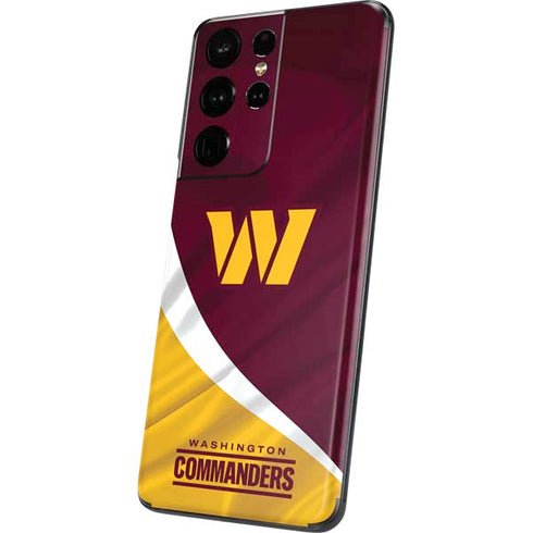 NFL Washington Commanders Flag Galaxy S21 Ultra 5G Skin