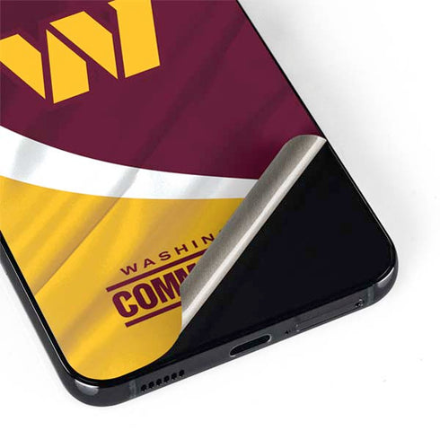 NFL Washington Commanders Flag Galaxy S22 Skin