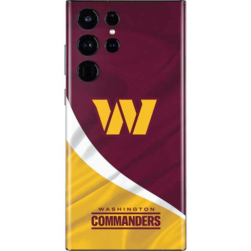 NFL Washington Commanders Flag Galaxy S22 Ultra Skin