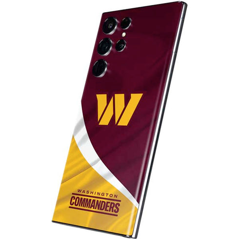 NFL Washington Commanders Flag Galaxy S22 Ultra Skin
