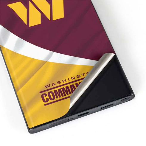 NFL Washington Commanders Flag Galaxy S22 Ultra Skin