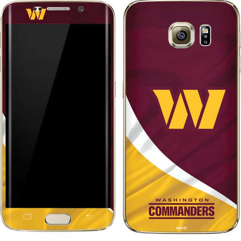 NFL Washington Commanders Flag Galaxy S7 Edge Skin