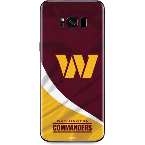 NFL Washington Commanders Flag Galaxy S8 Plus Skin