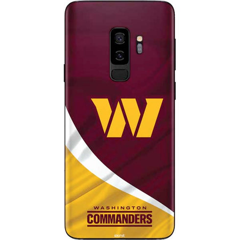 NFL Washington Commanders Flag Galaxy S9 Plus Skin