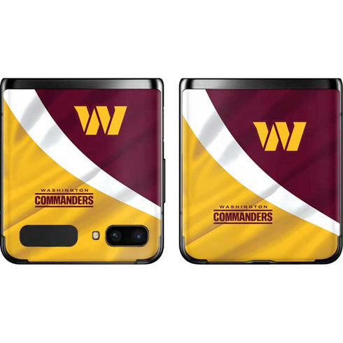 NFL Washington Commanders Flag Galaxy Z Flip Skin