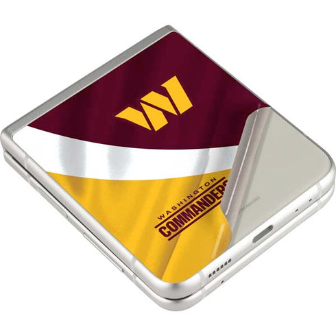 NFL Washington Commanders Flag Galaxy Z Flip3 5G Skin
