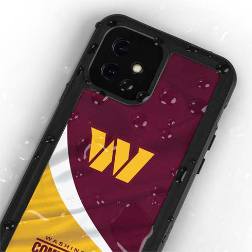 NFL Washington Commanders Flag iPhone 12 Mini Waterproof Case
