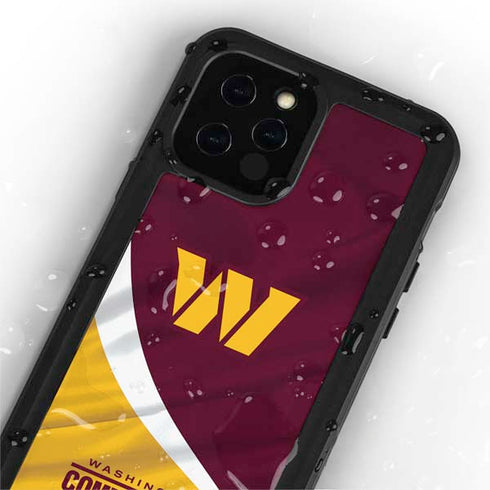 NFL Washington Commanders Flag iPhone 12 Pro Max Waterproof Case
