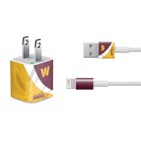 NFL Washington Commanders Flag iPhone Charger (5W USB) Skin