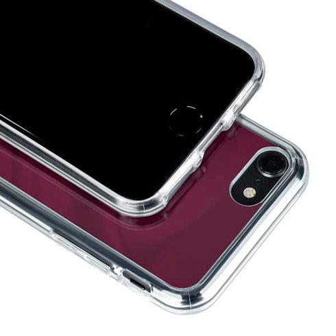 NFL Washington Commanders Flag iPhone SE (2nd & 3rd Gen) Clear Case