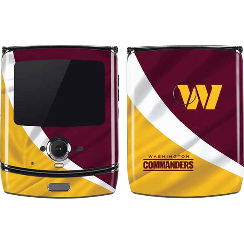 NFL Washington Commanders Flag Motorola RAZR Skin