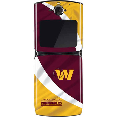 NFL Washington Commanders Flag Motorola RAZR Skin