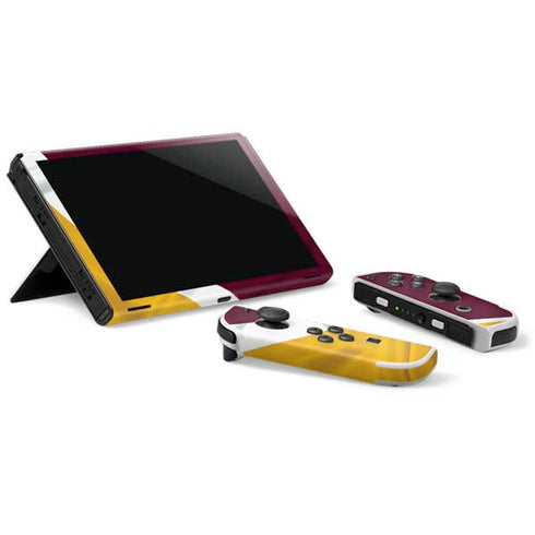 NFL Washington Commanders Flag Nintendo Switch OLED (2021) Skin