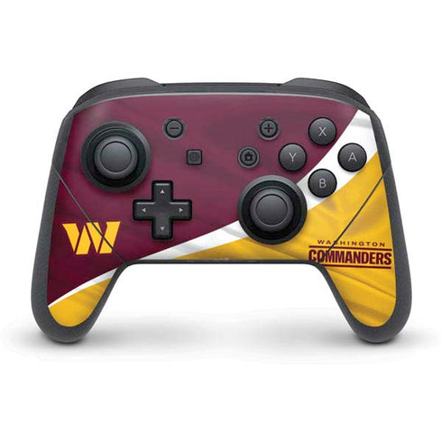 NFL Washington Commanders Flag Nintendo Switch Pro Controller Skin
